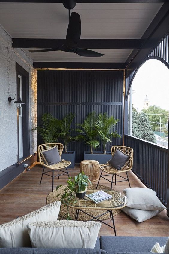 Great disposition of the balcony