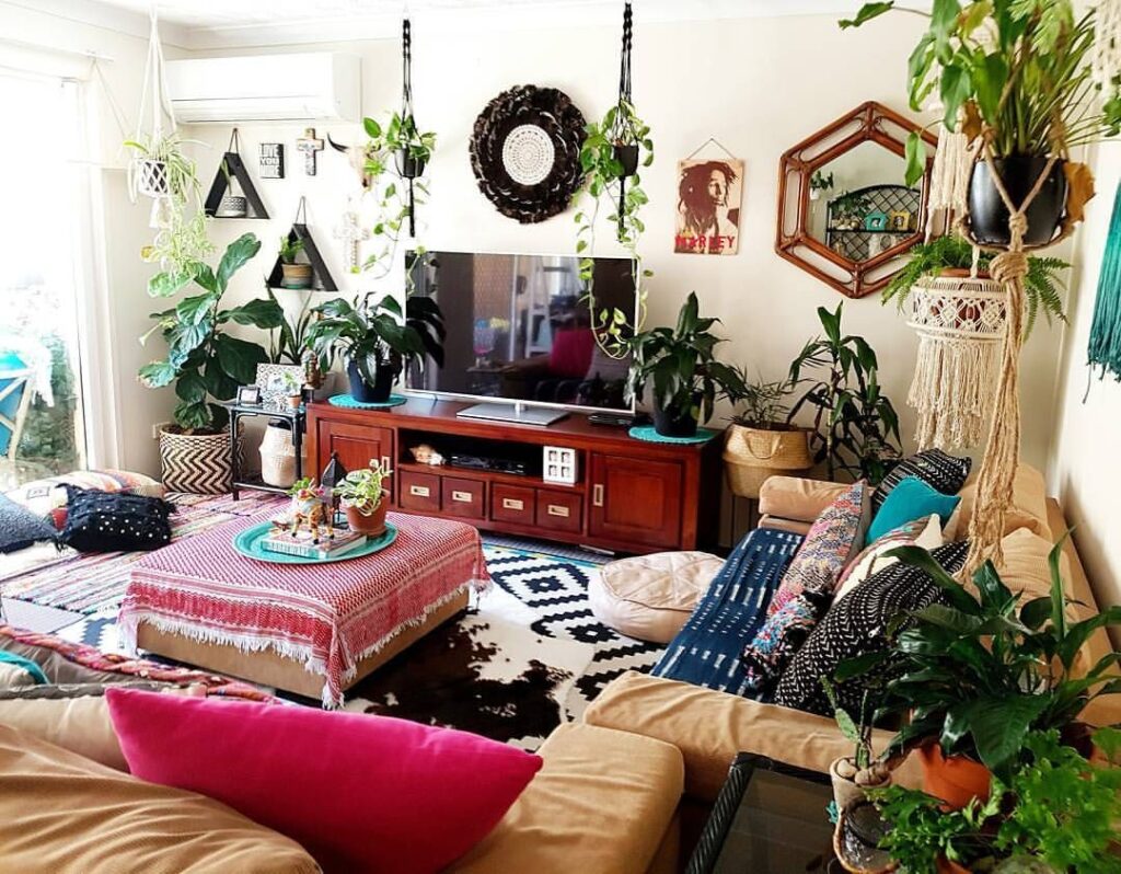 Example of boho decoration