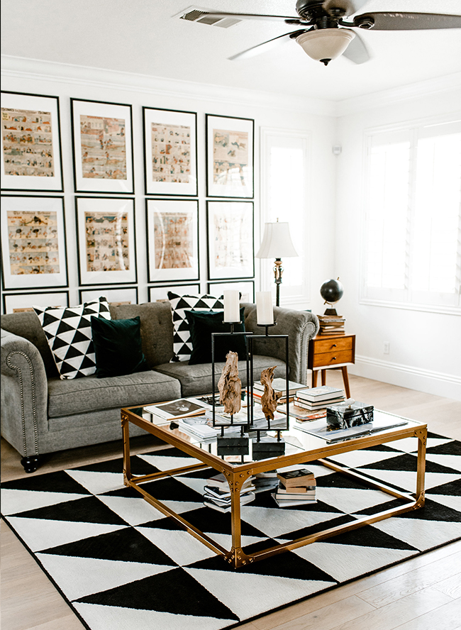 How the art deco arrangement has appeared